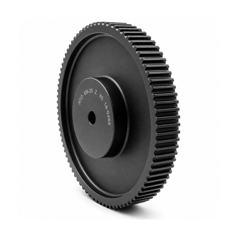 P84-H-100 - 1/2 inch Pitch 84 Tooth Pilot Bored Cast Iron Timing Pulley for 1 inch Wide Belts