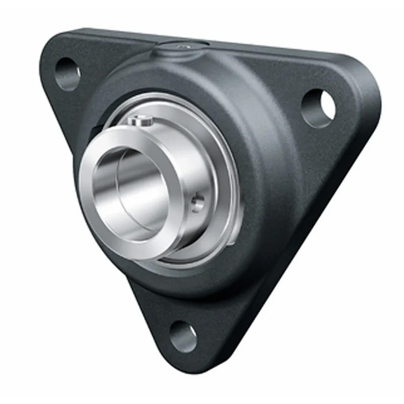 INA PCFTR40XL Three Bolt Cast Iron Triangular Housing Unit with Eccentric Collar Insert 40mm Bore