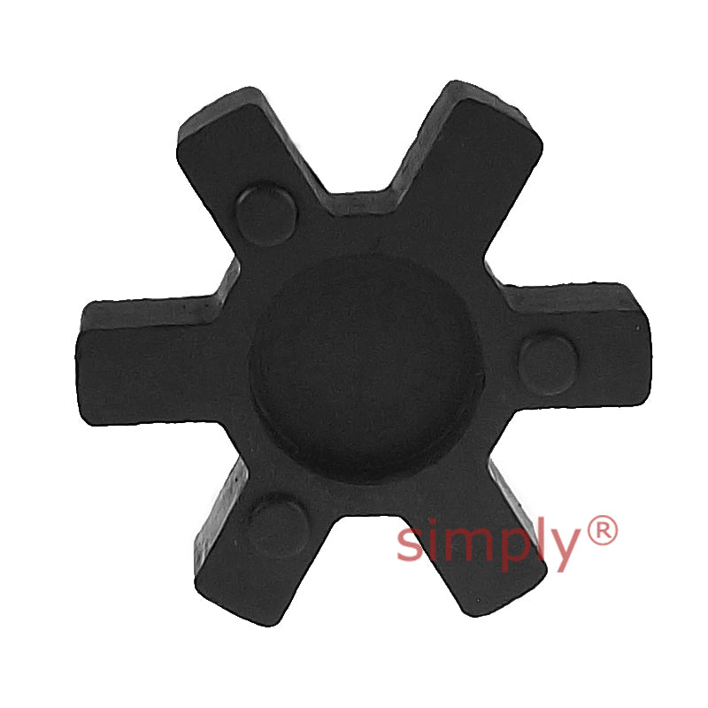 Major Brand L190B/L190B Pilot Bored Jaw Coupling Assembly Max Bore 55mm with Nitrile Rubber Insert