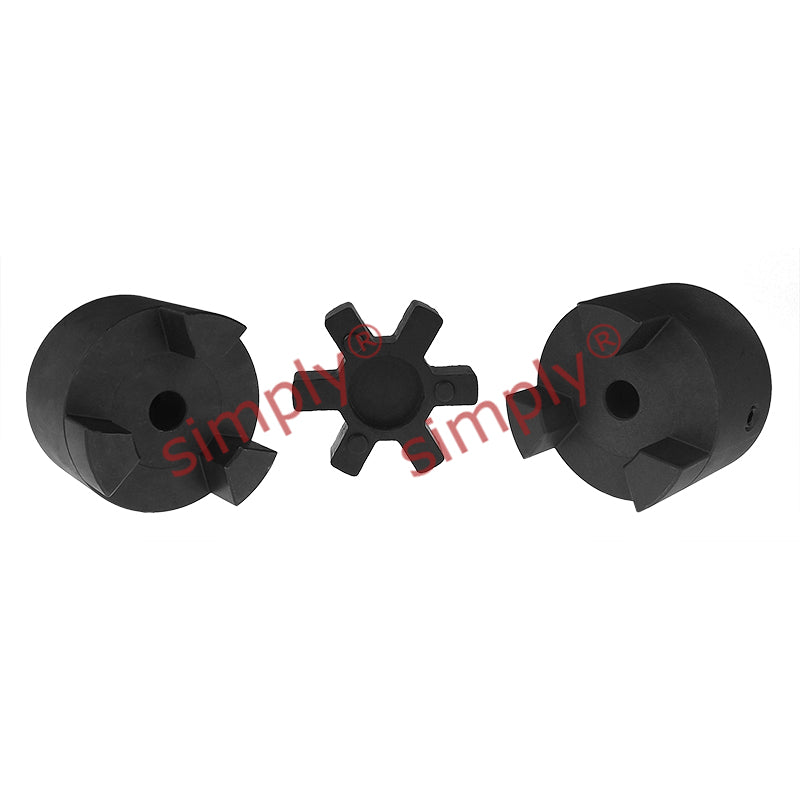 Major Brand L190B/L190B Pilot Bored Jaw Coupling Assembly Max Bore 55mm with Nitrile Rubber Insert