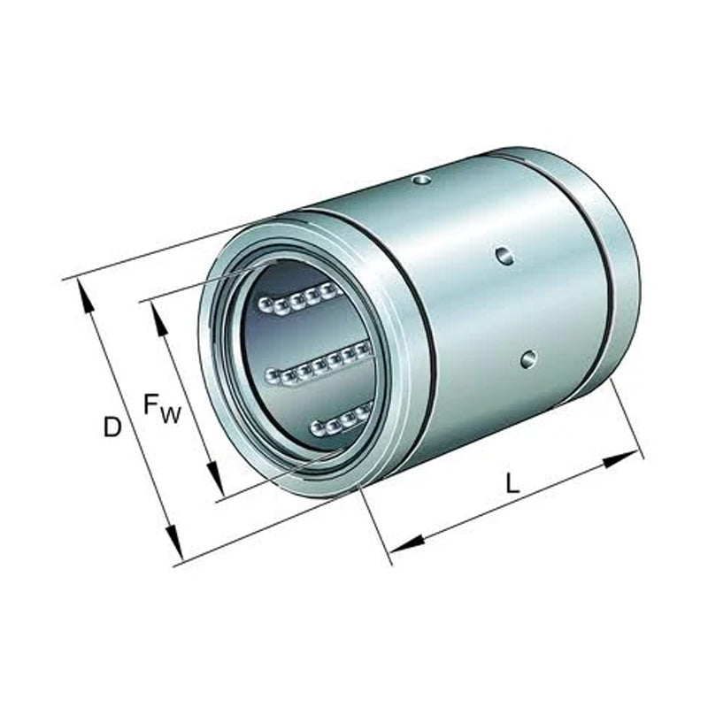 INA KB12-PP-RROC-AS Linear Ball Bearing 12x22x32mm - Allow 1-2 Days - Contact Us For Faster Delivery