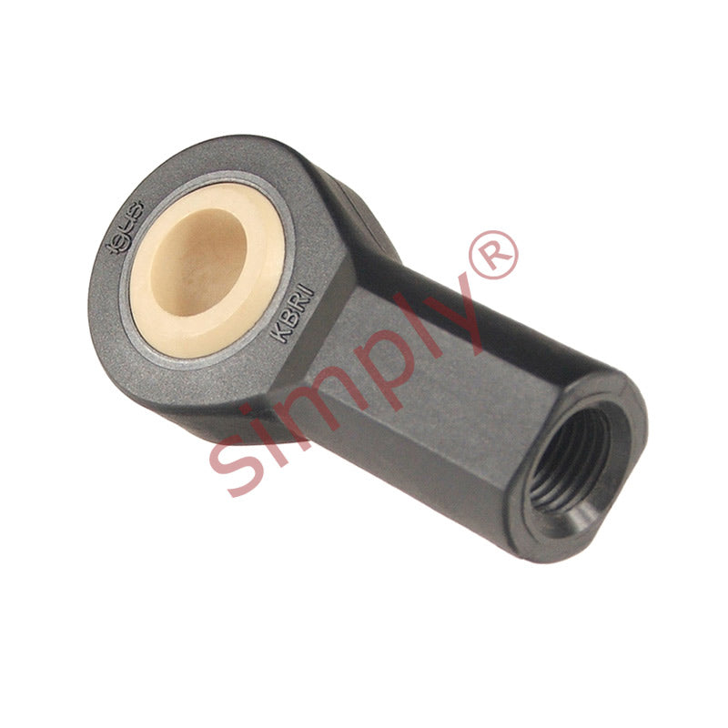 igubal KBRI04 Right Hand Female Plastic Rod End 0.25 inch Bore 1/4-28 Thread