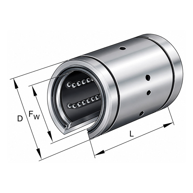 INA KBO16 Linear Ball Bushing 16x26x36mm