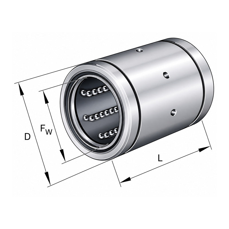 INA KBS16 Linear Ball Bushing 16x26x36mm