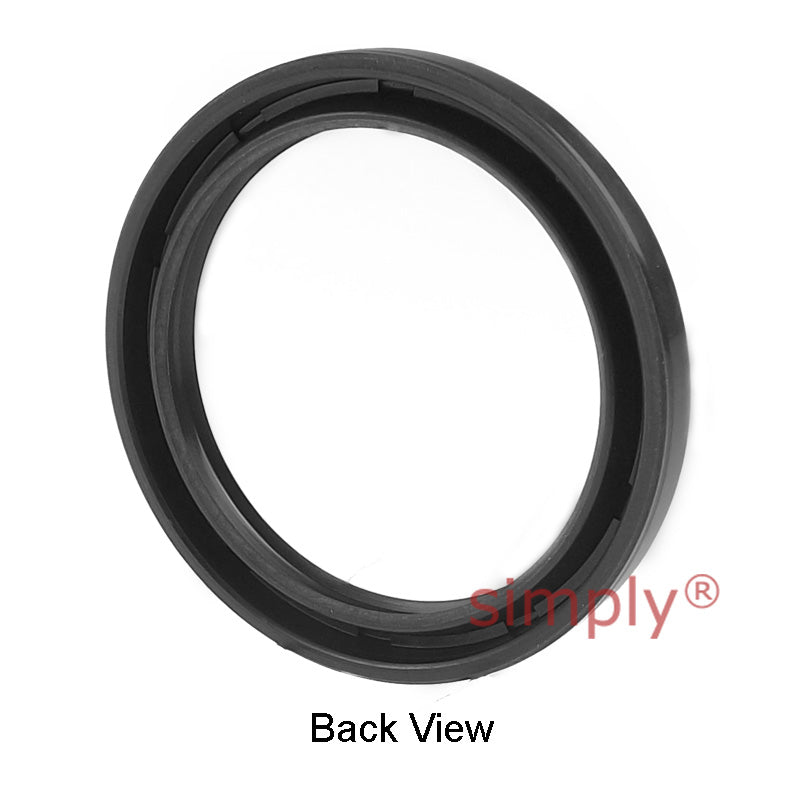 18x24x6mm Nitrile Rubber Douple Lip Rotary Shaft Oil Seal Springless Design KC Style