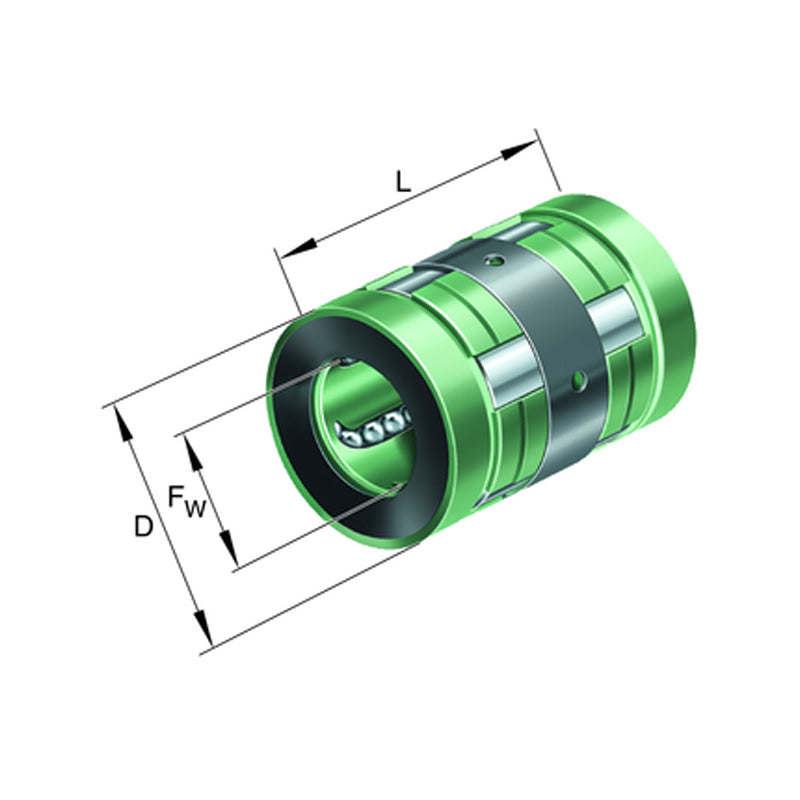 INA KN12-PP Linear Ball Bearing 12x22x32mm - Allow 1-2 Days - Contact Us For Faster Delivery