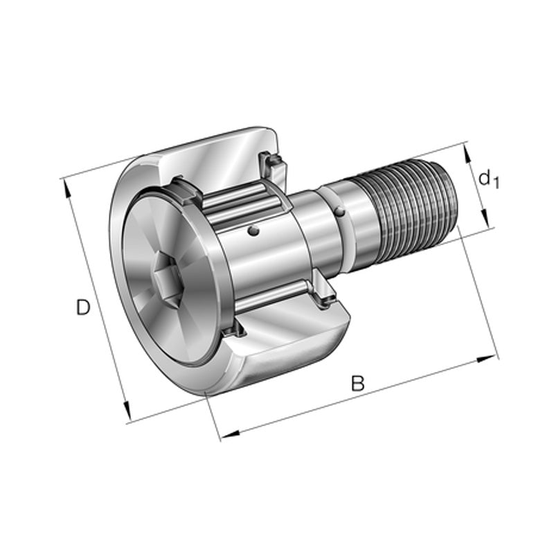 INA KR32-PP Stud Type Track Roller 12x32x40mm - Allow 1-2 Days - Contact Us For Faster Delivery