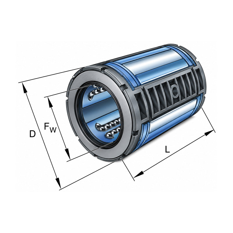 INA KS30 Closed Self Aligning Linear Ball Bushing with Gap Seals 30x47x68mm