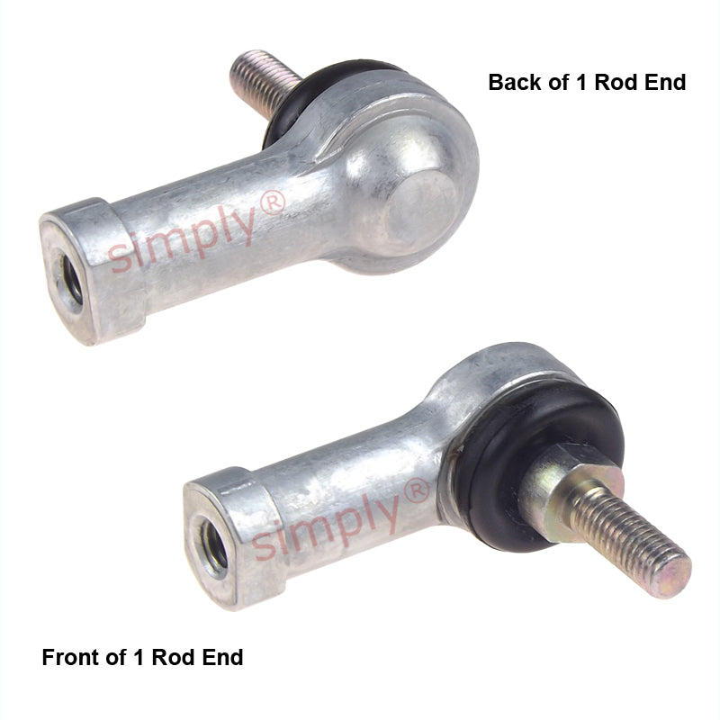 IKO LHSA14 Right Hand Metric Steel / Steel Studded Copper Alloy Bushing with Fixed Dust Cover L-Ball Rod End M14x2 Thread