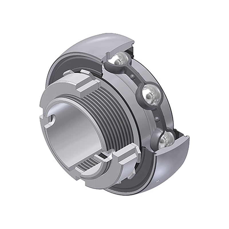 SNR LK210G2H Metric Flatback Spherical Outer Bearing Insert 50mm Bore 90mm Outside Diameter with Adapter Sleeve - Allow 2-3 Days