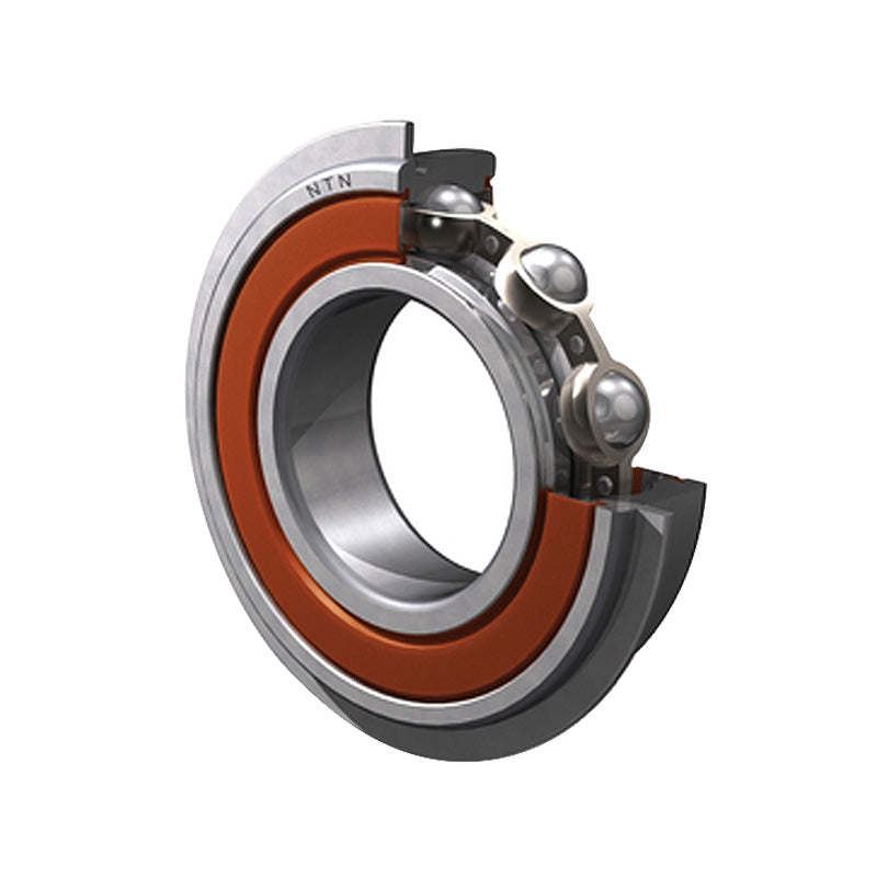 NTN 6309LLUNR/2AS Contact Rubber Sealed Type Deep Groove Ball Bearing with Snap Ring 45x100x25mm