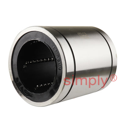 LM80UU Closed Linear Ball Bushing with Rubber Seals 80x120x140mm - Allow 2-3 Days