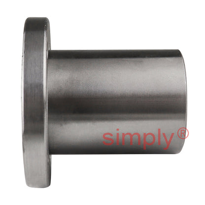 LMEF30UU Round Flanged Linear Ball Bushing with Rubber Seals and Resin Retainer 30x47x68mm