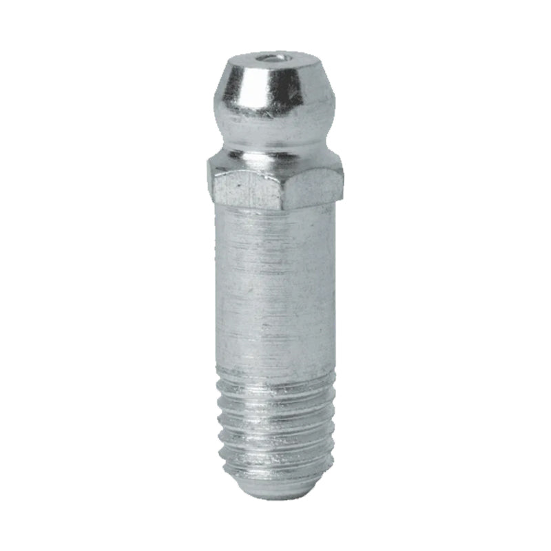 M6 X 1 23mm Long Taper Straight Mild Steel Hydraulic Grease Nipples - Pack of 500
