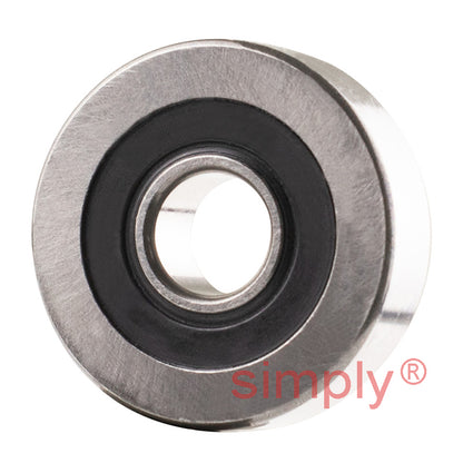 INA LR6052RSR Rubber Sealed Track Roller with Crowned Outer Race 5x16x5mm