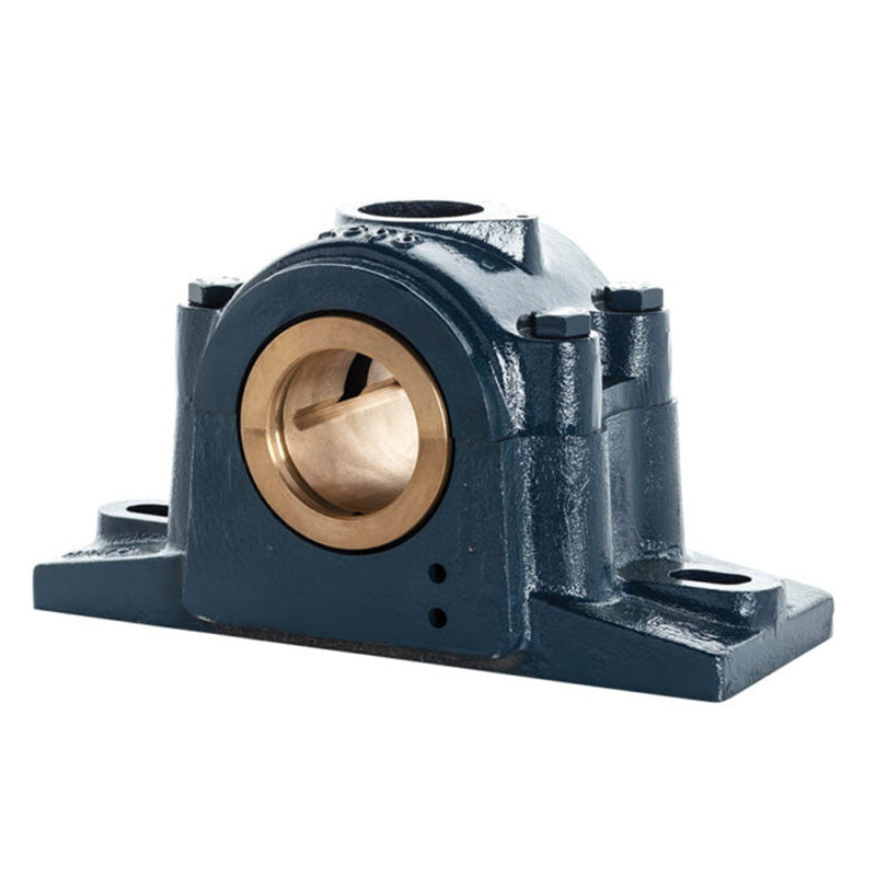 Major Brand LR36E Imperial Split Cast Iron Two Bolt Pillow / Plummer Block Housing with 2-1/4 inch Bore Gunmetal Bush Insert - Allow 3-4 Weeks