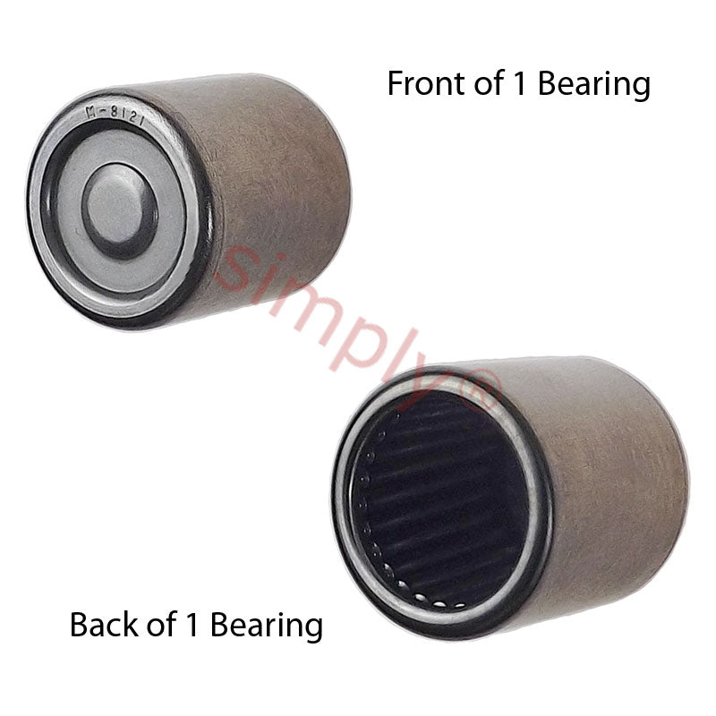 Budget M8121 Imperial Drawn Cup Closed End Type Full Complement Needle Roller Bearing 1/2x11/16x3/4 inch