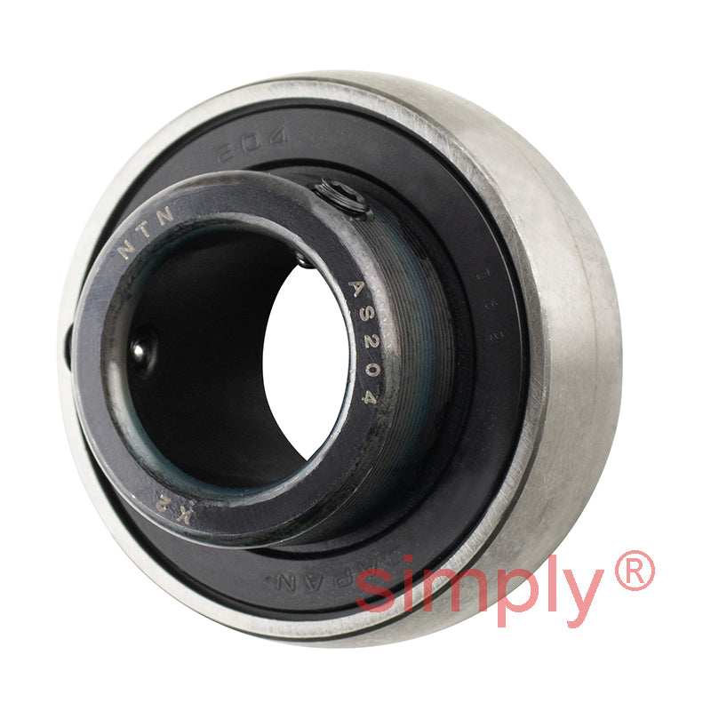 NTN M-ASPP204 Metric Pressed Steel Two Bolt Plummer Block Housing with 20mm Insert