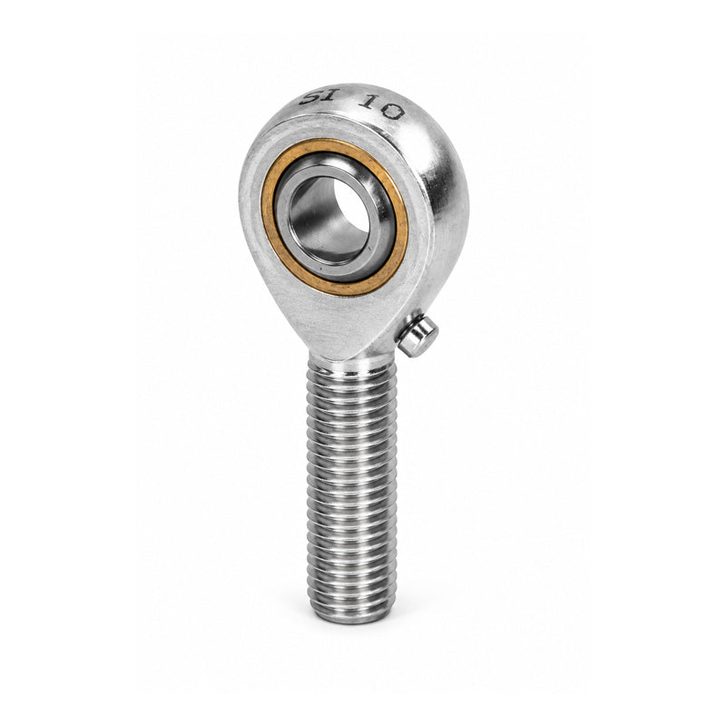 Fluro GAOW12 Right Hand Zinc Plated Steel / PTFE Lined Maintenance Free Male Plain Rod End M12 Thread
