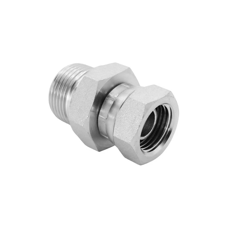 FLEXEQUIP 3/4 inch BSP Male to 3/4 inch BSP Female Swivel Hydraulic Adaptor - Allow 2-3 Days