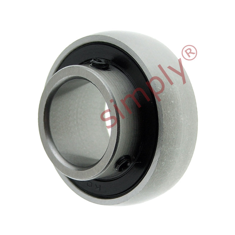 SK004 Stainless Steel Metric Grub Screw Type Bearing Insert with 20mm Bore 42mm Outside Dia