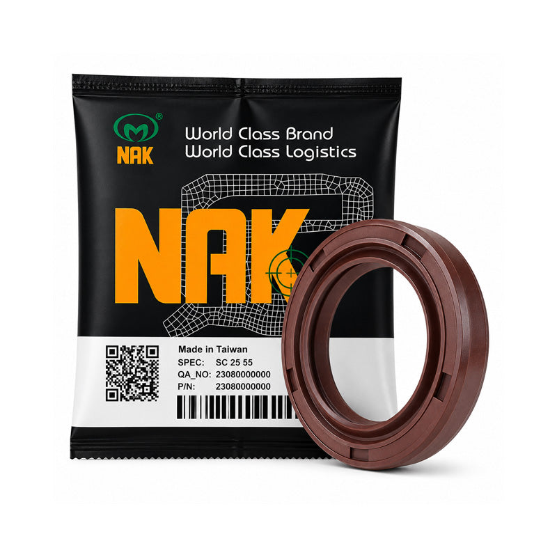NAK 98x125x13mm FKM Rubber Additional Lining Single Lip Rotary Shaft Oil Seal with Stainless Spring SF - Allow 7-10 Days