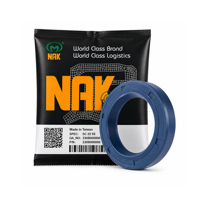 NAK 35x62x7/7.5mm HIGH PRESSURE Blue Nitrile Rubber Double Lip Rotary Shaft Oil Seal with Extra Internal Sealing Profile with Garter Spring TCN1 - Allow 7-10 Days