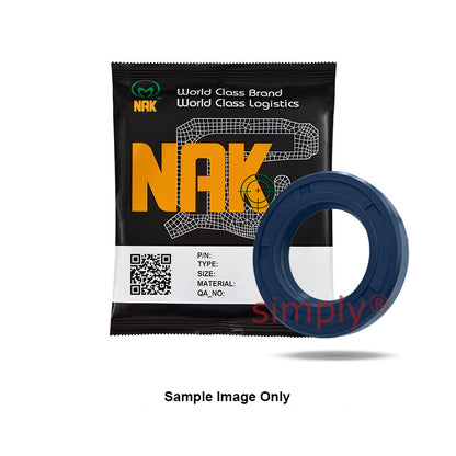 NAK 20x40x7mm Blue Nitrile Rubber Single Lip Rotary Shaft Oil Seal with Garter Spring SC - Allow 7-10 Days