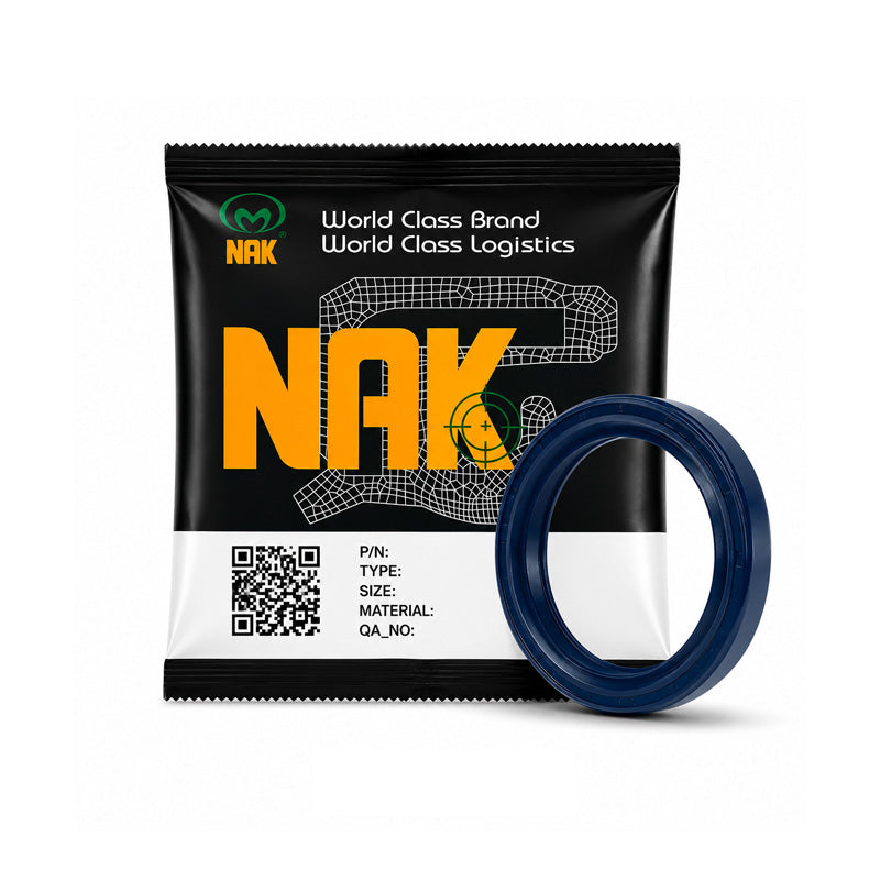 NAK 55x80x10mm Blue Nitrile Rubber Double Lip Rotary Shaft Oil Seal with Garter Spring TC - Allow 7-10 Days