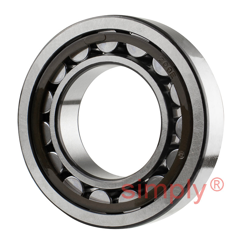 SKF NJ209ECPC3 Single Row Cylindrical Roller Bearing with Polyamide Cage 45x85x19mm