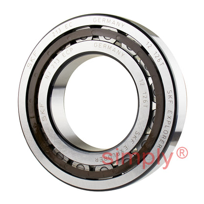 SKF NJ213ECP Single Row Cylindrical Roller Bearing with Polyamide Cage 65x120x23mm