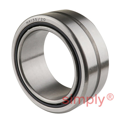 NKI35/20 Budget Needle Roller Bearing / Shaft Sleeve 35x50x20mm