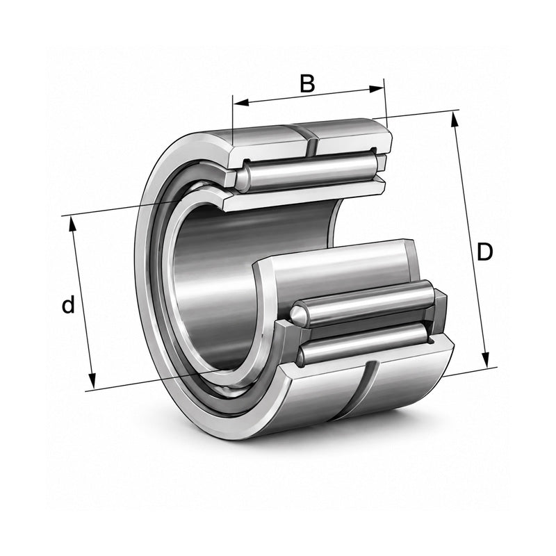 INA NKI22/20 Machined Needle Roller Bearing 22x34x20mm - Allow 1-2 Days - Contact Us For Faster Delivery