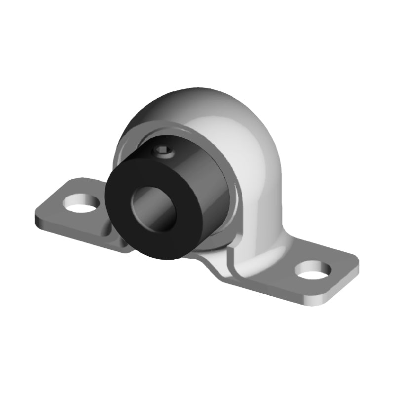 NTN AELPP203W3 Metric Pressed Steel Two Bolt Plummer Block Housing with 17mm Eccentric Collar Insert - Allow 2-3 Days