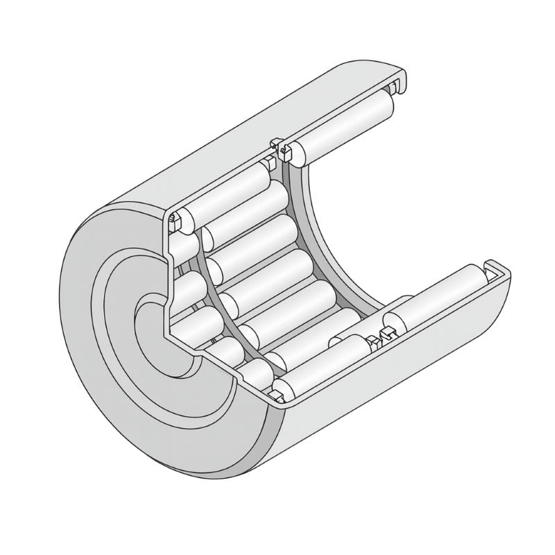 NTN BK2538ZWD Drawn Cup Double Row Needle Roller Bearing with Closed End 25x32x38mm