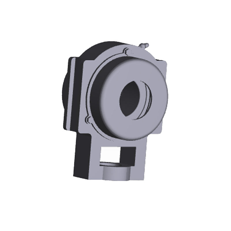 NTN S-UCT210D1 Metric Cast Iron Take Up Unit with 50mm Bore Bearing Unit with Steel Plate Cover - Open Version - Allow 2-3 Days