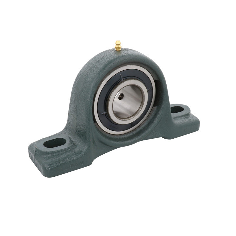 NTN M-UCP208-109D1 Imperial Cast Iron Two Bolt Pillow / Plummer Block Housing with 1-9/16 inch Bore Insert - Allow 2-3 Days