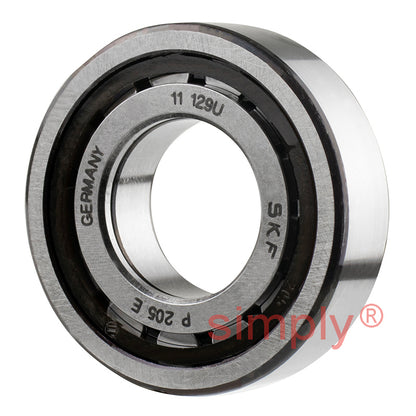 SKF NUP205ECPC3 Single Row Cylindrical Roller Bearing with Polyamide Cage 25x52x15mm
