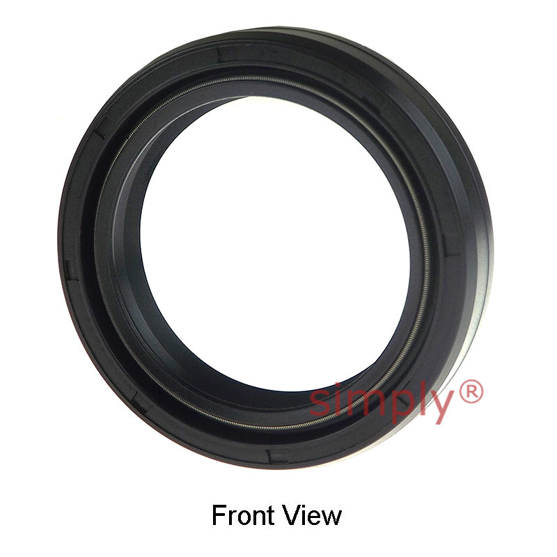 37x47x11DC4SS Metric Fork and Damper Nitrile Rubber Oil Seal with 2 Opposite Facing Individually Sprung Sealing Lips and Raised Outer Sealing Band on Outside Diameter