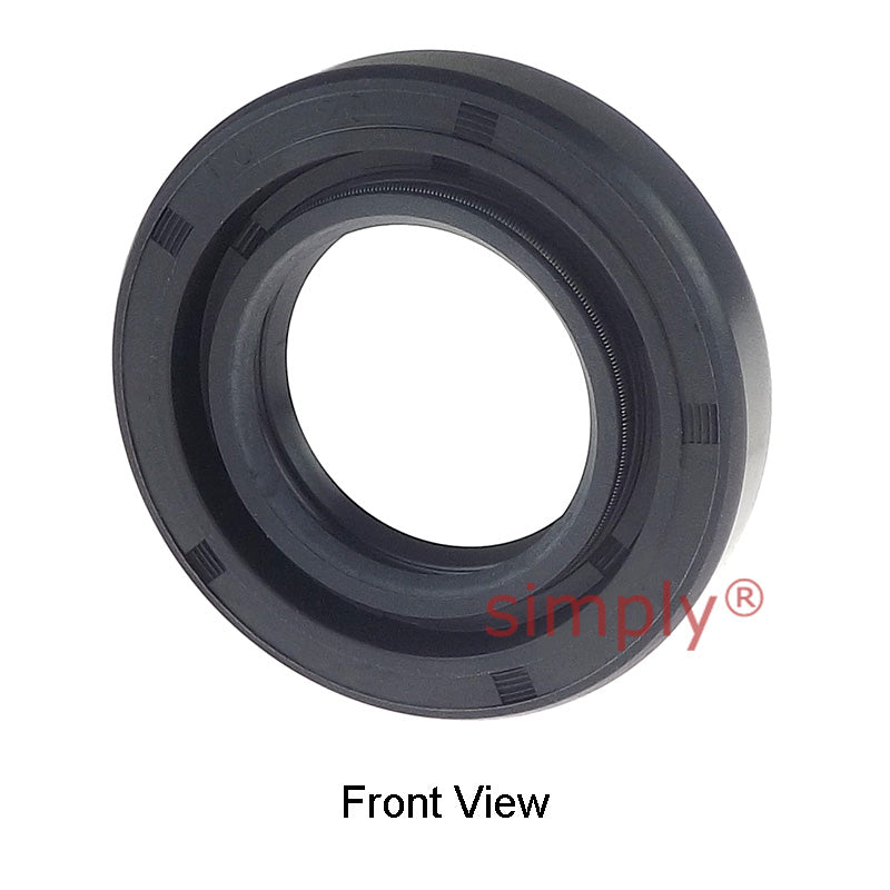 17x40x7DC Metric Fork and Damper Nitrile Rubber Oil Seal with 2 Opposite Facing Individually Sprung Sealing Lips