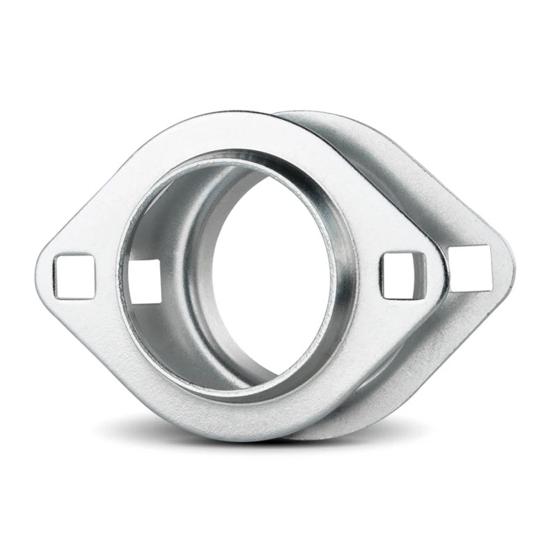 SSPFL-4 Pressed Stainless Steel 2 Bolt Oval Bearing Housing for SA and SB 204 Inserts