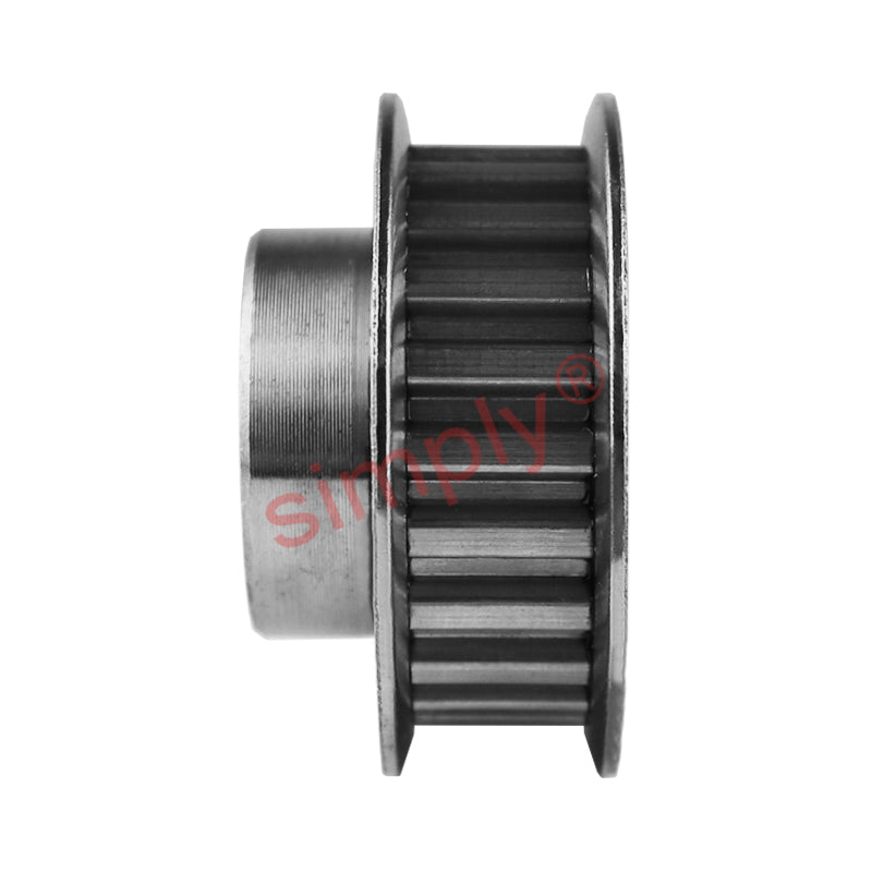 P36-MXL-025F - 0.08 inch Pitch 36 Tooth Flanged Pilot Bore Aluminium Timing Pulley for 1/4 inch Wide Belt