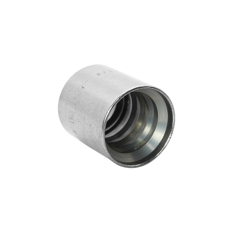 FLEXEQUIP/VOSS PF12 R2A/4SP Zinc Nickel Plated Ferrule Fitting with Skive for Hoses 2 inch SAE - Allow 2-3 Days