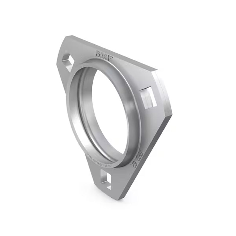SKF PFD35TF Pressed Steel Triangular Housing with Grub Screw 35mm Insert 