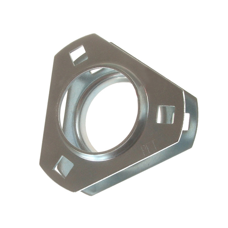 PFT203 1 Set of Pressed Steel 3 Bolt Triangle Flange Housing for SA and SB 201 / 202 / 203 and 172 Inserts