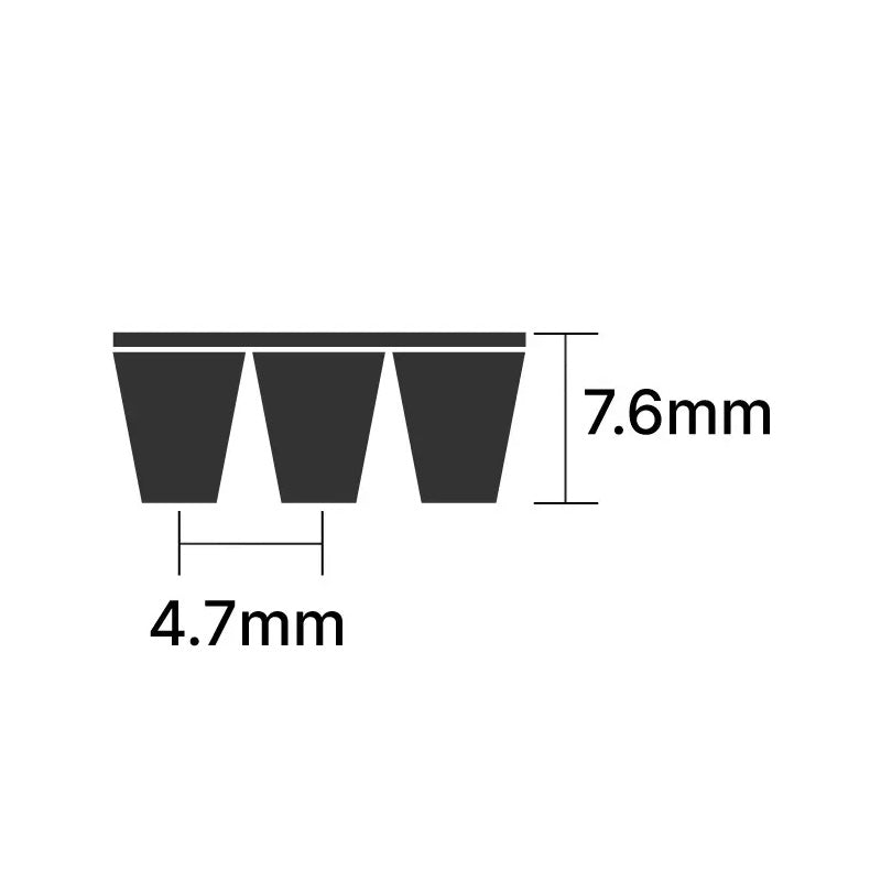 Major Brand 2921PL/1150L Poly V Multiple Ribbed Belt 2921mm/115 inch Length with 6 Ribs