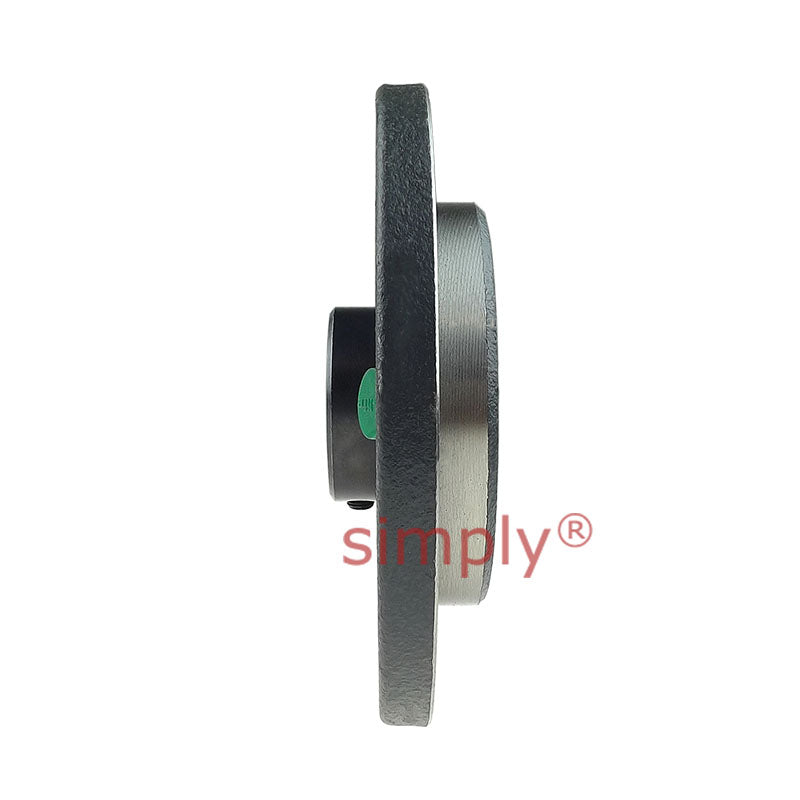 INA PMEY30XLN Four Bolt Cast Iron Round Housing with Grub Screw Insert 30mm Bore