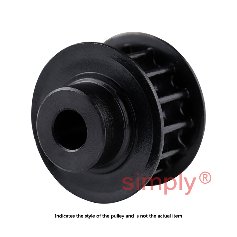 Drive-Flex PC14M-44S-125 - 14mm Pitch 44 Tooth Polychain and Synchrochain Steel Pilot Bore Timing Belt Pulley for 125mm Wide Belts