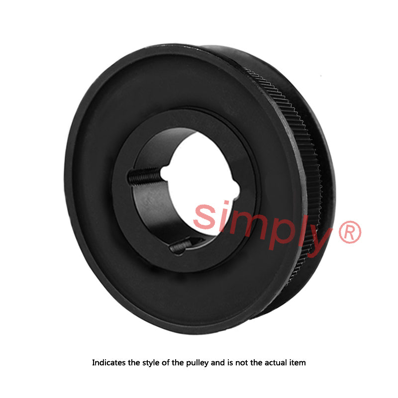 Drive-Flex PC14M-56S-37 - 14mm Pitch 56 Tooth Polychain and Synchrochain Steel Taper Bore Timing Belt Pulley for 37mm Wide Belts
