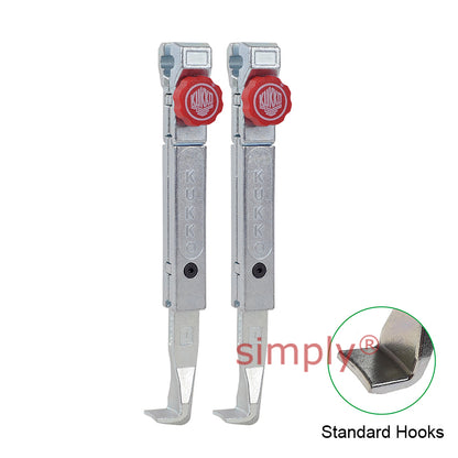 KUKKO Series 2-152-P Quick Adjusting Standard Pulling Jaws (Pair) 150mm Allow 2-3 Days